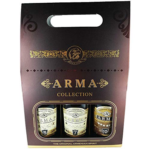 Arma Spirituosen 3er Geschenkset 5-7 - 10 Jahre armenian spirit collection von Arma