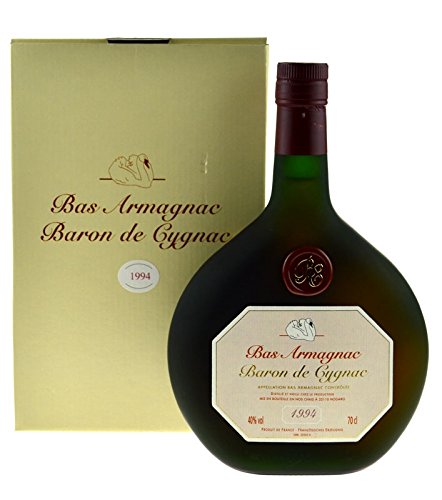 Rarität: Armagnac Baron de Cygnac 0,7l Jahrgang 1994 incl. Geschenkkarton von Armagnac Baron de Cygnac