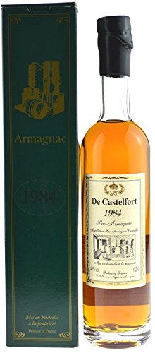 Rarität: Armagnac De Castelfort 0,2l Jahrgang 1984 inkl. Geschenkkarton von Armagnac De Castelfort