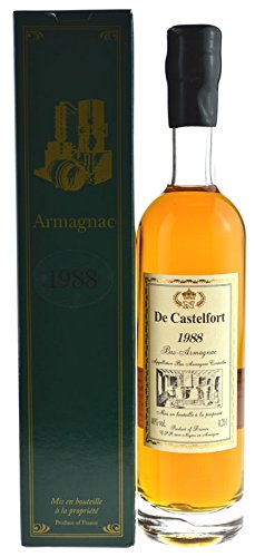 Rarität: Armagnac De Castelfort 0,2l Jahrgang 1988 inkl. Geschenkkarton von Armagnac De Castelfort