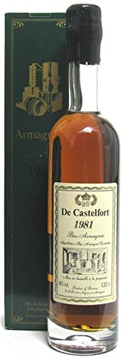 Rarität: Armagnac De Castelfort Jahrgang 1981-0,2l incl. Geschenkkarton von Armagnac De Castelfort