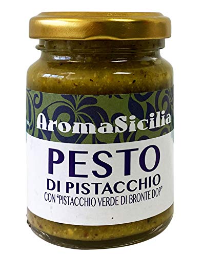 90gr Premium Pistazienpesto Pesto aus 80% Pistazien Bronte DOP von AromaSicilia