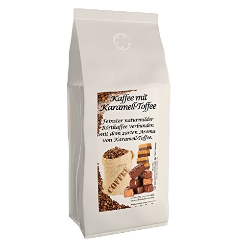 Aromakaffee - Aromatisierter Kaffee - Ganze Bohne - Frisch Von Uns Geröstet (Karamell, 1000 Gramm) von C&T