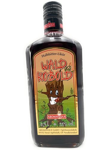 Waldkobold Kräuterlikör Halbbitter I Halbbitter-Kräuterlikör von Aromatique I 25% vol. 0,70 L I Liköre aus Thüringen seit 1928 von Aromatique