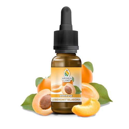 Aromenland Aprikose Lebensmittelaroma 10 ml zuckerfrei kalorienfrei Aroma Tropfen für Lebensmittel von Aromenland