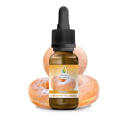 Aromenland Donut Lebensmittelaroma 10 ml zuckerfrei kalorienfrei Aroma Tropfen für Lebensmittel von Aromenland