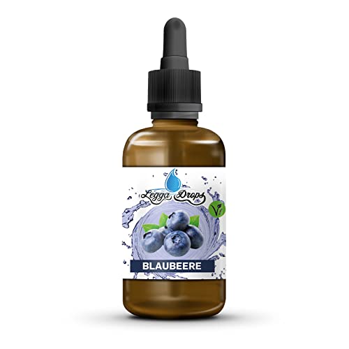 Aromenland Fitness Lebensmittelaroma Legga Drops Blaubeere Geschmack zuckerfrei kalorienfrei 50 ml von Aromenland