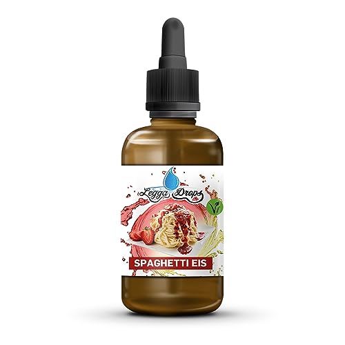 Aromenland Fitness Lebensmittelaroma Legga Drops Spaghetti Eis Geschmack zuckerfrei kalorienfrei 50 ml von Aromenland