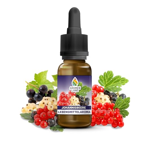 Aromenland Johannisbeere Lebensmittelaroma 10 ml zuckerfrei kalorienfrei Aroma Tropfen für Lebensmittel von Aromenland