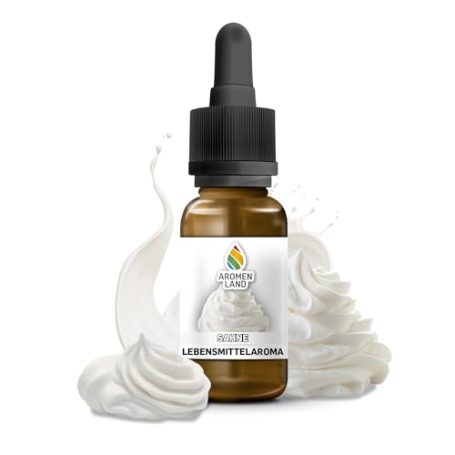 Aromenland Sahne Lebensmittelaroma 10 ml zuckerfrei kalorienfrei Aroma Tropfen für Lebensmittel von Aromenland