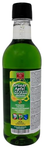 Grüner Apfel-Slushkonzentrat 500 ml, Mischungsverhältnis 1:5 | Slush-Eis | Crush-Eis | Wassereis | ohne künstliche Farbstoffe | für Slushie-Maker von Aromhuset