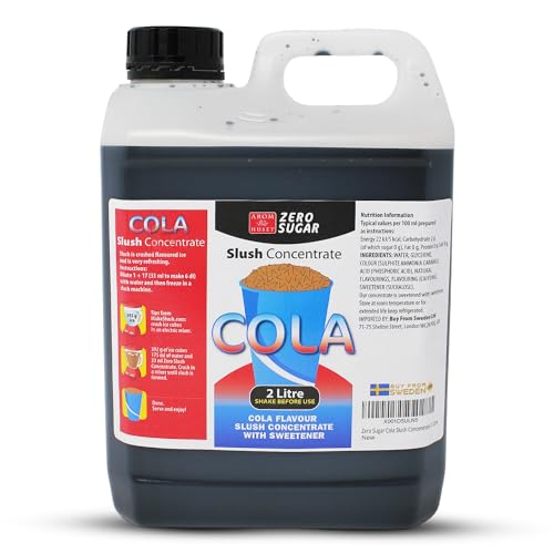 Null Zucker Cola Slushkonzentrat 2 Liter von Aromhuset