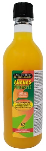 Pineapple Stilldrink - Konzentrat 500 ml ergibt 16,5 l Getränk ohne Zucker | Mischungsverhältnis 1:33 | enthält Ananassaftkonzentrat, Zitrusfrucht | hochkonzentriert von Aromhuset