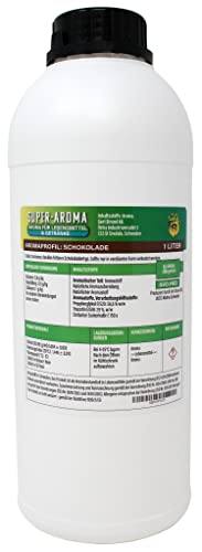 Schokolade Konzentrat 1000 ml | Super Aroma für die Lebensmittelindustrie und Enthusiasten | Lebensmittelaroma | Backaroma | Aromatropfen | Geschmackstropfen | zum Kochen, Backen & Mixen von Aromhuset