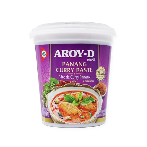 Aroy-D Currypaste Panang 200g - Authentische Thai Panang Currypaste für cremige & geschmackvolle Gerichte von Aroy-D