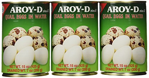 Aroy-D Wachtelei, 425 ml, 3 Dosen von Aroy-D