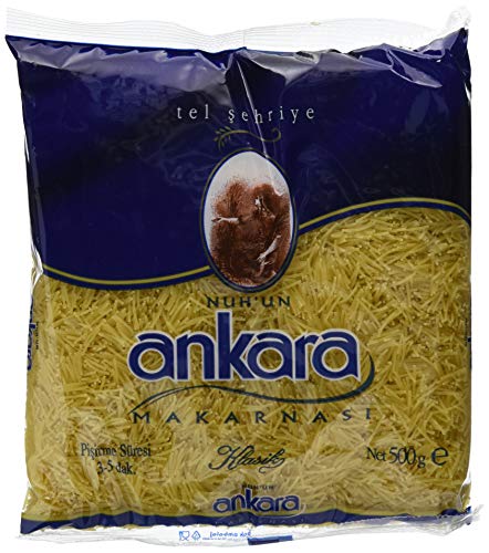 Tel Sehriye Türkische Fadennudeln Ankara, 20er Pack (20 x 500 g) von Arpa