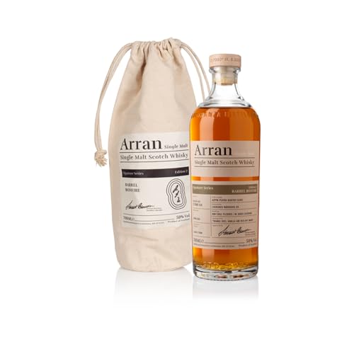 The Arran Malt Signature Series 2 BARREL BONFIRE Single Malt Scotch Whisky 50% Vol. 0,7l im Leinensackerl von Arran Distillers