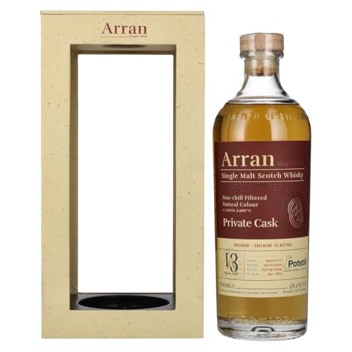 Arran 13 Years Old POTSTILL PRIVATE CASK Single Malt Scotch Whisky 58,3% Vol. 0,7l in Geschenkbox von Arran Whisky