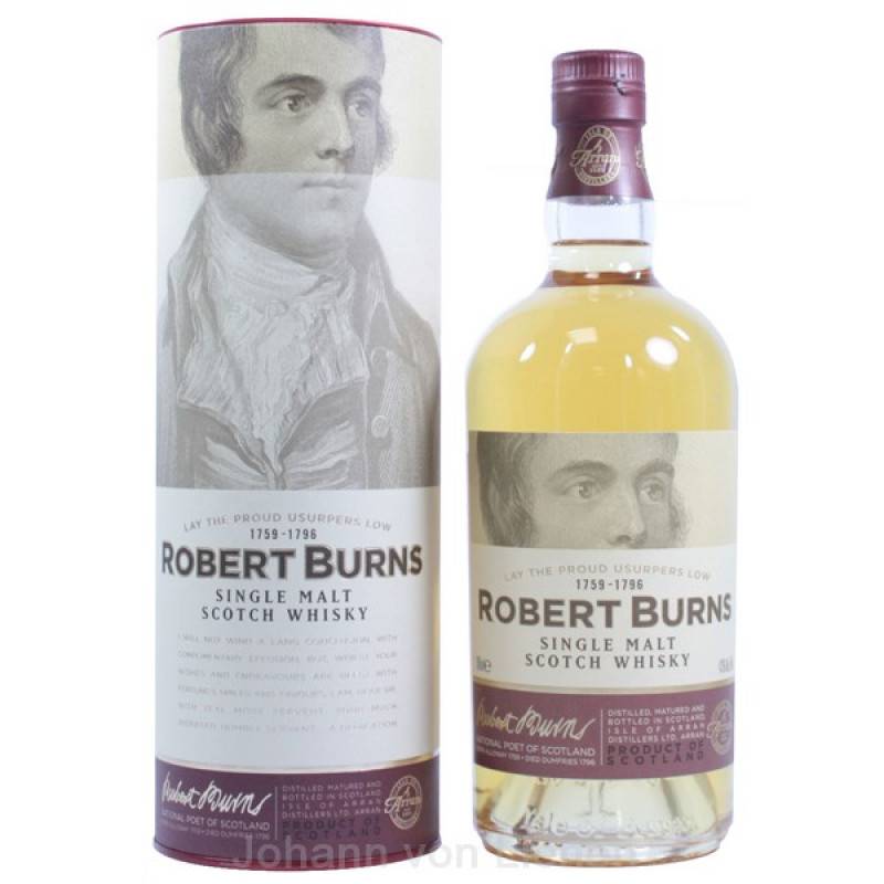 Arran "Robert Burns" 0,7 Ltr. 43%vol von Arran