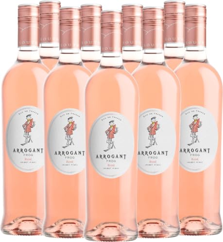 Ribet Pink Syrah Rosé Arrogant Frog Roséwein 9 x 0,75l VINELLO - 9 x Weinpaket inkl. kostenlosem VINELLO.weinausgießer von Arrogant Frog