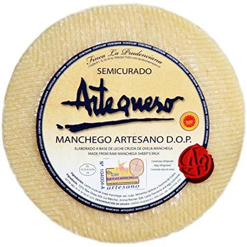 Halbgereifter Schafskäse 'DO Manchego' ca. 3,2 kg - Artequeso von Artequeso