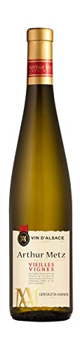 Arthur Metz - Edler Weißwein Gewürztraminer Vieilles Vignes, Alte Rebe, Halbtrocken (1 x 0.75 l) von Arthur Metz