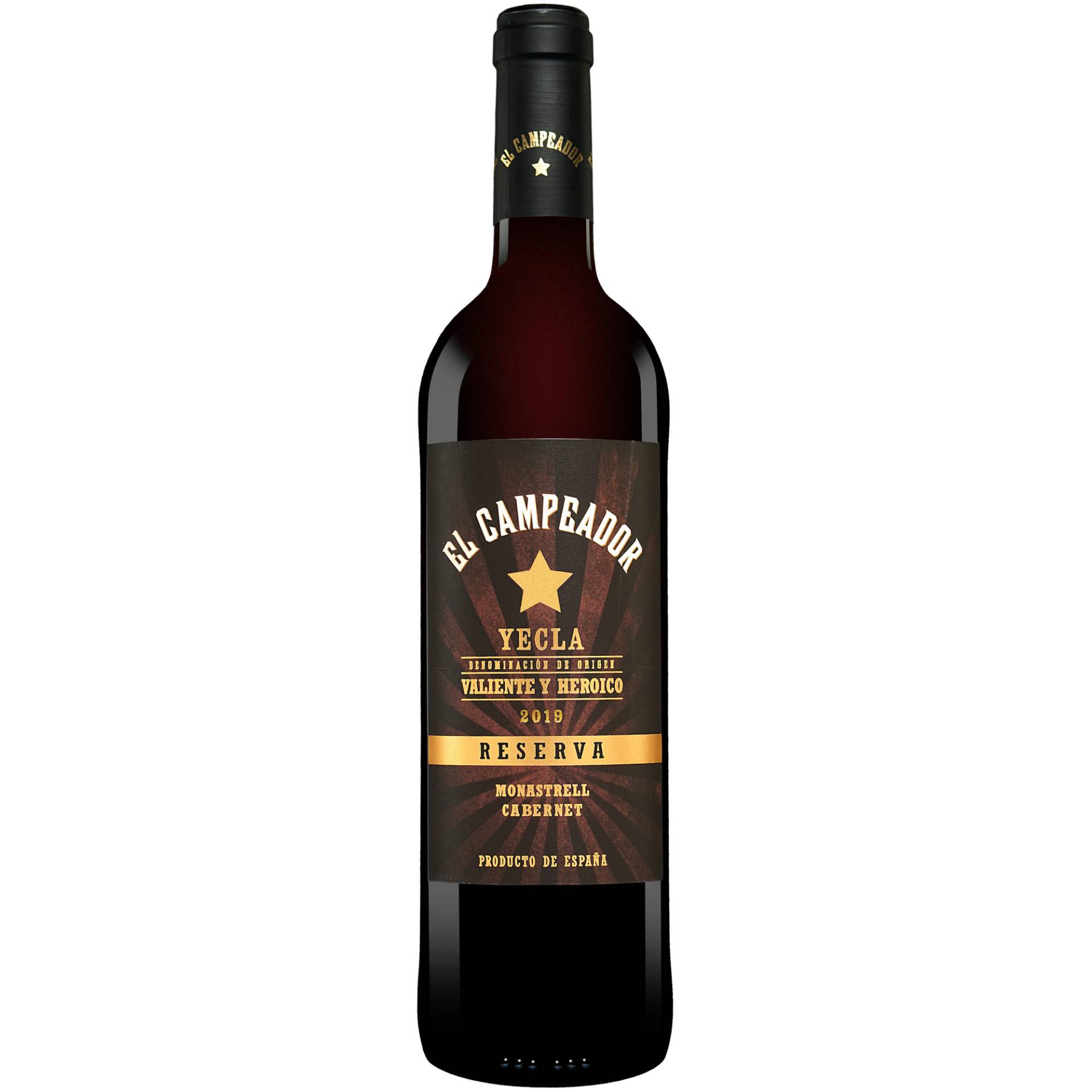 El Campeador Reserva 2019  0.75L 14% Vol. Rotwein Trocken aus Spanien von Artiga Fustel