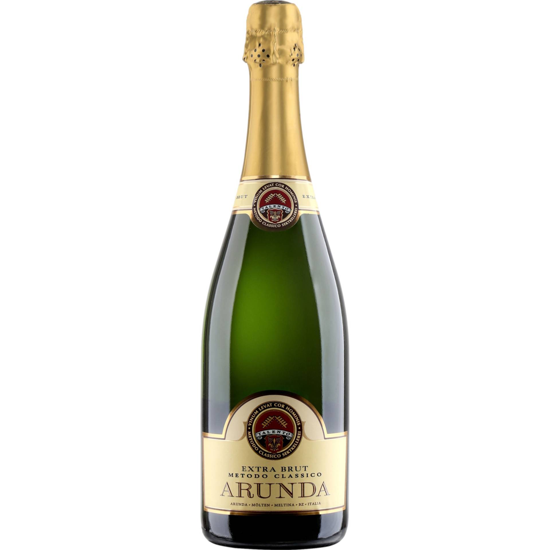 Arunda Metodo Classico Riserva, Brut, Alto Adige DOC, Südtirol, 2015, Schaumwein von Arunda Sektkellerei, Prof. Josef Schwarz Str. 18, - IT