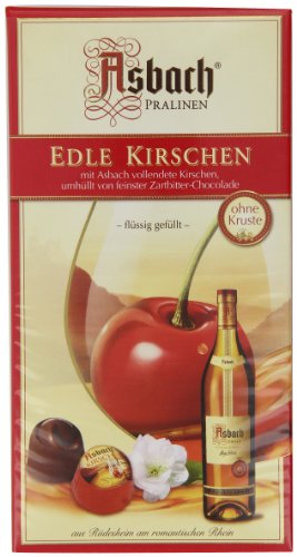 RCP Asbach Kirsch-Pralinen, Zartbitter-Schokolade, Alkoholhaltig, Tolles Geschenk, 2 x 100 g von Asbach