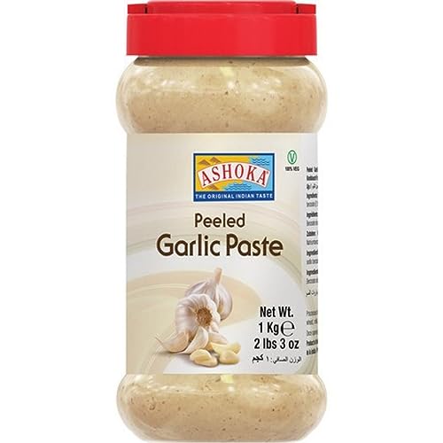 ASHOKA - Geschälte Knoblauch Paste - Multipack (6 X 1 KG) von Ashoka