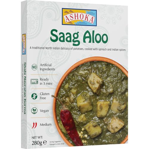 ASHOKA - Instant Saag Aloo - 20 X 280 GR - Multipack von Ashoka