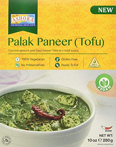 ASHOKA Palak Paneer, (Tofu) Fertiggericht, 3er Pack (3 x 280 g) von Ashoka