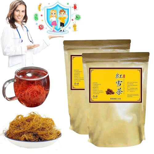 Golden Silk Red Snow Tea,Natural Red Snow Tea,Chinese Tea,Herbal Tea (2 Bag) von Ashopfun