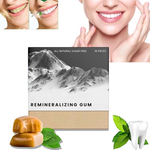 Larineco Remineralizing Gum Chewing Gum,Organic Spruce Sap Mint and Cinnamon Remineralizing Gum,Organic Mint Remineralizing Chewing Gum for Teeth & Gum Health,Fresh Mouth (1) von Ashopfun