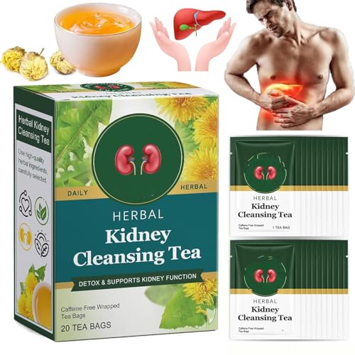 Traditional Healthy Organic Kidney Cleansing Tea,Chinese Kidney Cleanse Tea,Herbal Kidney Cleansing Tea,Herbal Kidney Cleanse Tea,Kidney Herbal Tea for Men (1 Box) von Ashopfun