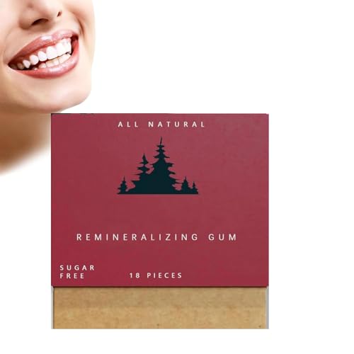 Underbrush Remineralizing Chewing Gum,Organic Mint Remineralizing Chewing Gum,Sugar-Free Long Lasting Chewing Gum for Teeth & Gum Health,Keeps Mouth Fresh (1 Pcs, Cinnamon) von Ashopfun