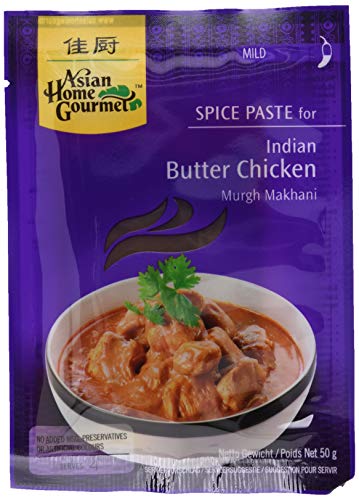 AHG Indian Butterhuhn Würzpaste 50g, 12er Pack (12 x 50 g) von Asian Home Gourmet