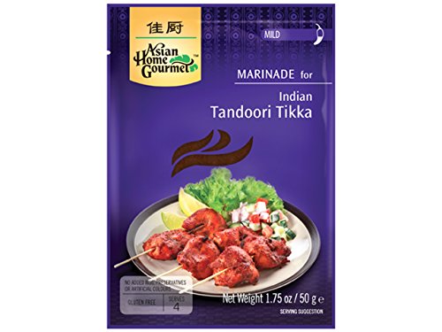 AHG Würzpaste Tandoori Tikka 50g, 12er Pack (12 x 50 g) von Asian Home Gourmet