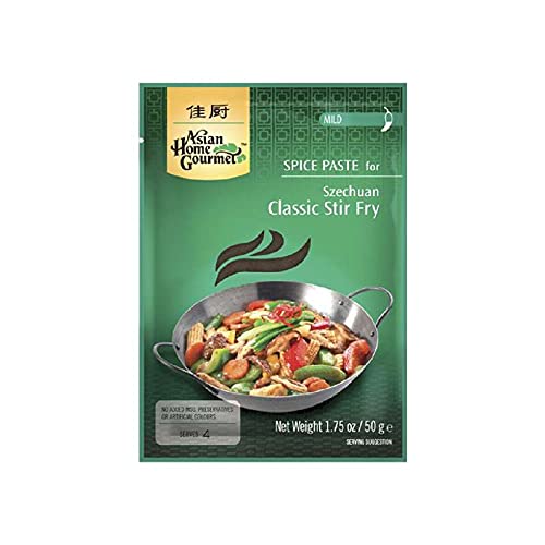 Asian Home Gourmet Würzpaste für typisches Szechuan Pfannengericht 50g von Asian Home Gourmet