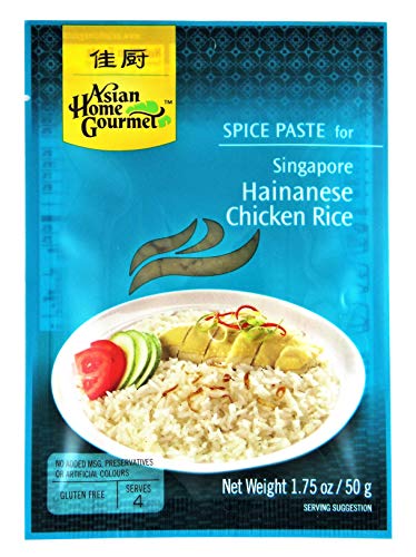 Spice Paste For Singapore Hainanese Chicken Rice, 50g von Asian Home Gourmet