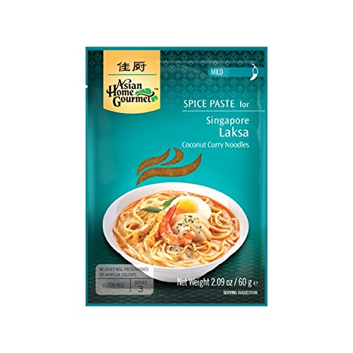 Spice Paste- Singapore Laksa Coconut Curry Noodles 60 Gramm soßen Würzpaste von Asian Home Gourmet