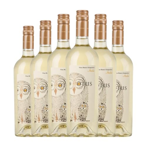 Asio Otus Bianco 75 cl Weißwein (Karton mit 6 Flaschen von 75 cl) von Asio Otus