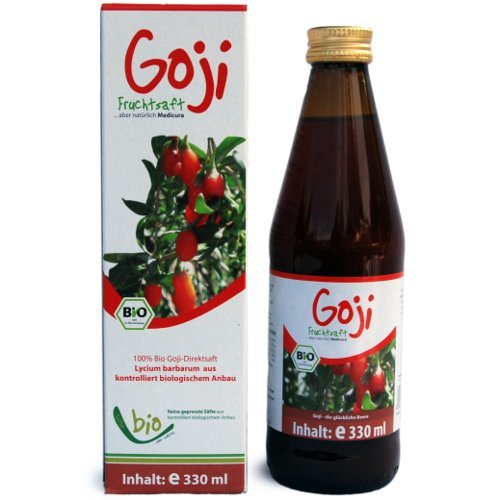 Bio Goji Saft - 100% - 330ml Glasflasche, 330ml von Aspermuehle