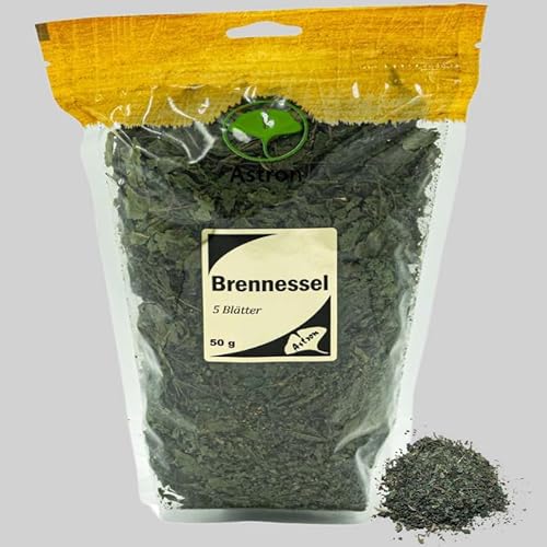 Brennesseltee Bio 50 g - Brennessel Tee - Brennesselblätter Getrocknet - Schöne Nägel und gesunde Haut von Astron