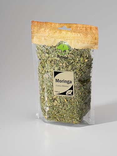 Moringa Tee Bio Lose 100 g - Moringa Blätter Getrocknet - Kräutertee zur Stärkung des Körpers von Astron