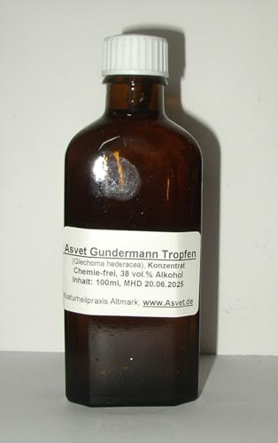 100ml Gundermann Tinktur, Gundelrebe Tropfen, Zubereitung ohne Chemie, handgemacht, 100% vegan und natürlich ! von Asvet