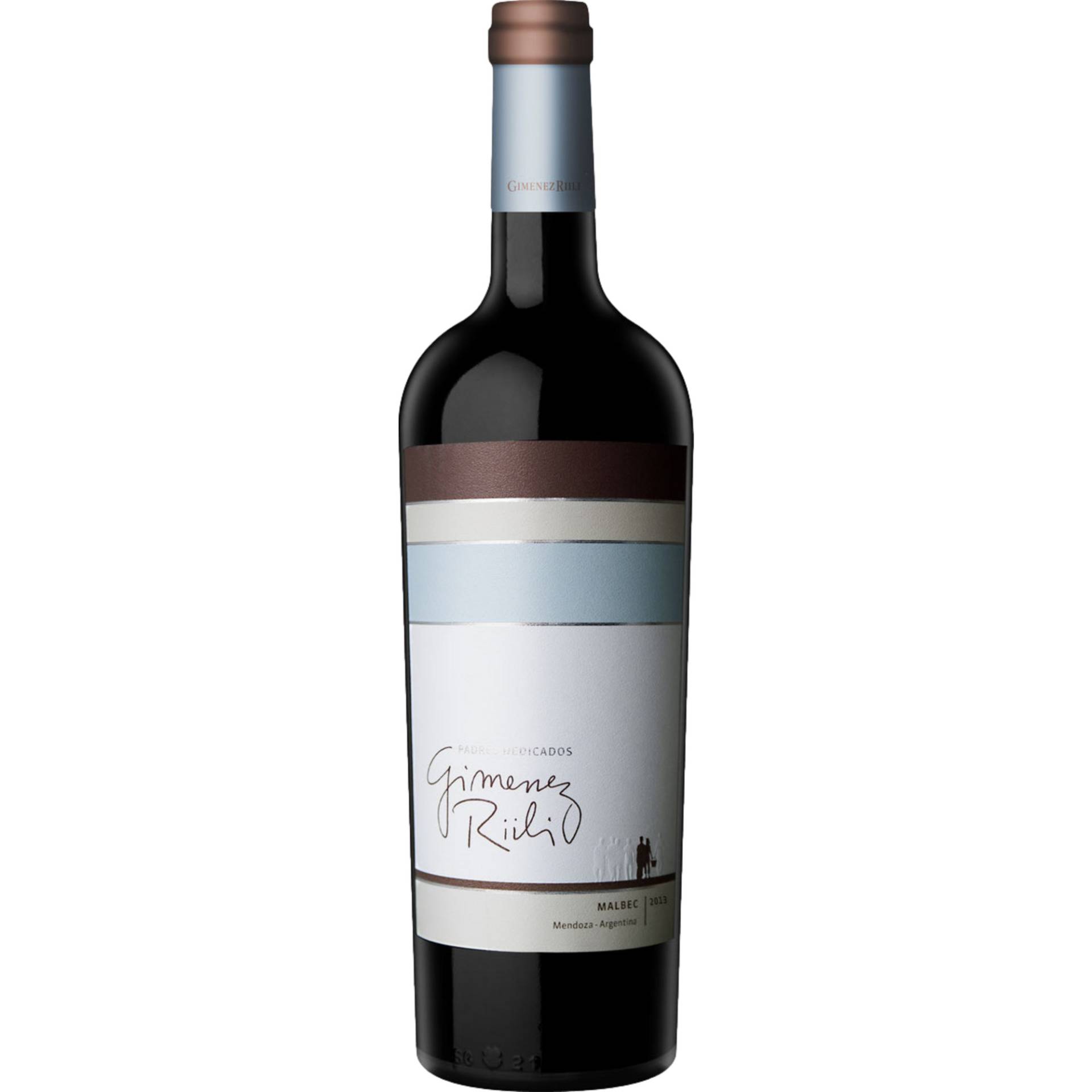 Gimenez Riili Padres Dedicados Malbec, Mendoza, Mendoza, 2021, Rotwein von Atlantik Weine e.K., Finkenweg 7, 65375 Oestrich-Winkel