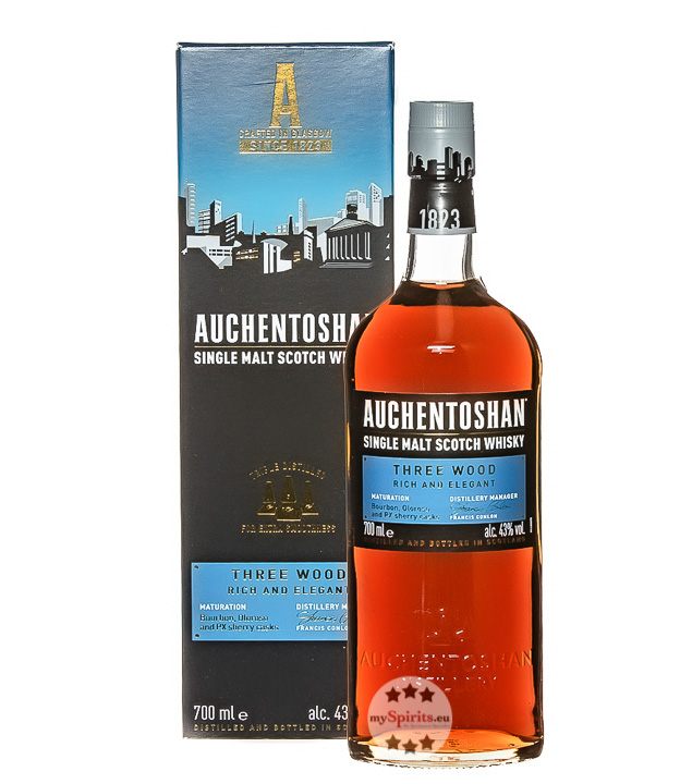 Auchentoshan Three Wood Whisky (43 % Vol., 0,7 Liter) von Auchentoshan Distillery