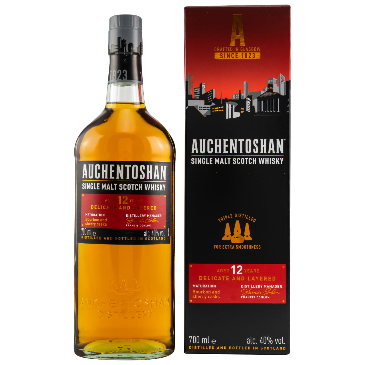 Auchentoshan 12 Jahre 40% vol. 0,7 l von Auchentoshan